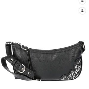 Jessica Simpson Black Studded Women's Shoulder Bag